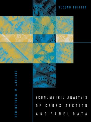 cover image of Econometric Analysis of Cross Section and Panel Data